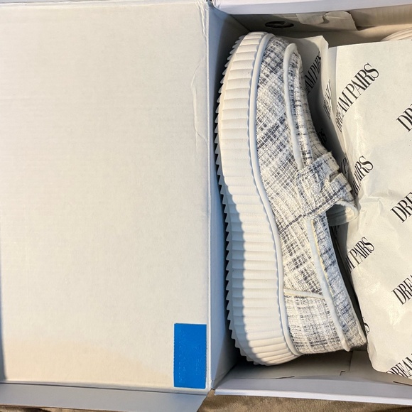 Grey plaid slip on loafers - Picture 1 of 2